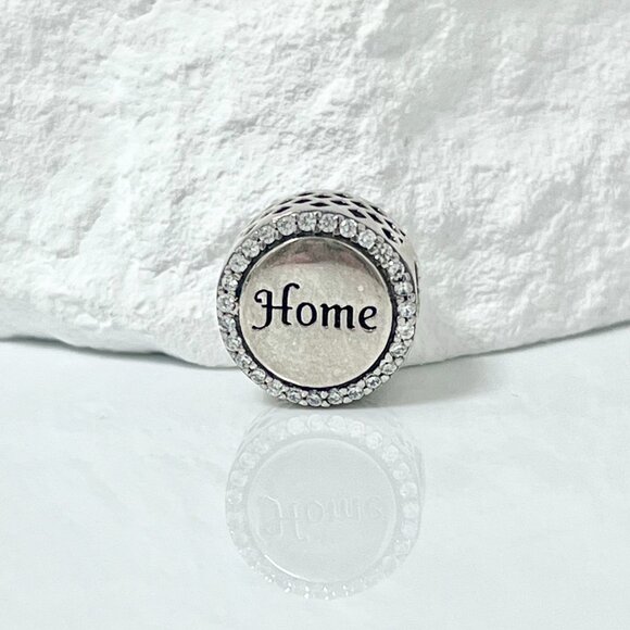 Pandora HOME Florida Map Blue Bead Charm S925 Silver Charm - Picture 3 of 3